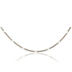 Colar Choker Mini Corações Delicada Best Seller 35CM Banhado Em Ouro