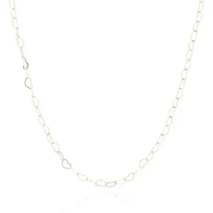 COLAR CHOKER ELOS DE CORAÇÃO - OURO