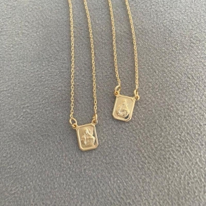 Colar Escapulário Nossa Senhora Do Carmo Essencial 60CM Banhado Em Ródio