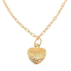 Colar Coração Com Varios Corações Essencial 45CM Banhado Em Ouro
