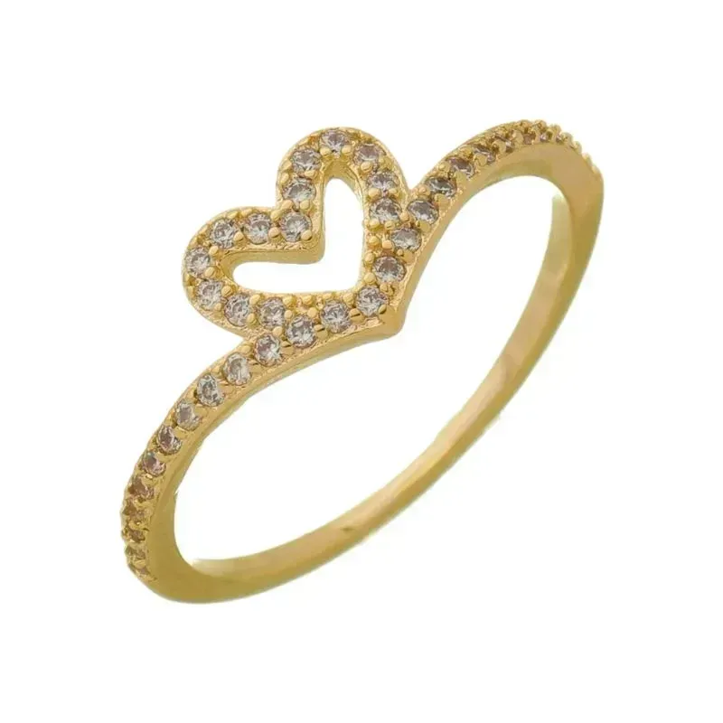 Anel Vivian Essencial Banhado Em Ouro 18k
