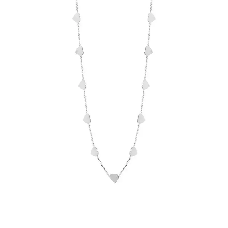 Colar Choker Com Varios Corações Essencial 271745CM