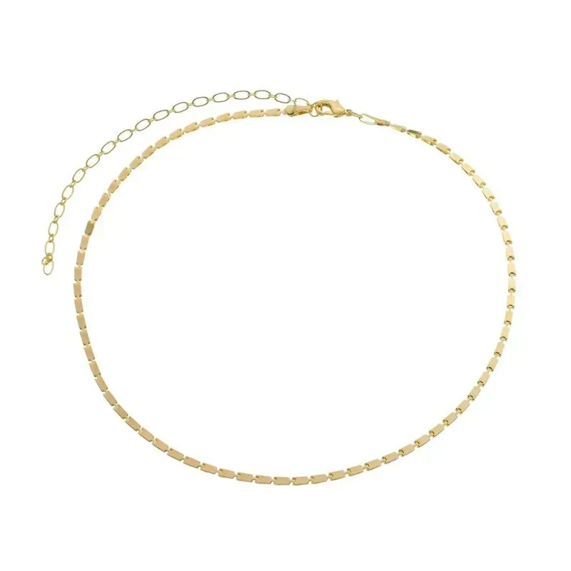 Colar Choker Vivi Essencial 40CM Banhado Em Ouro