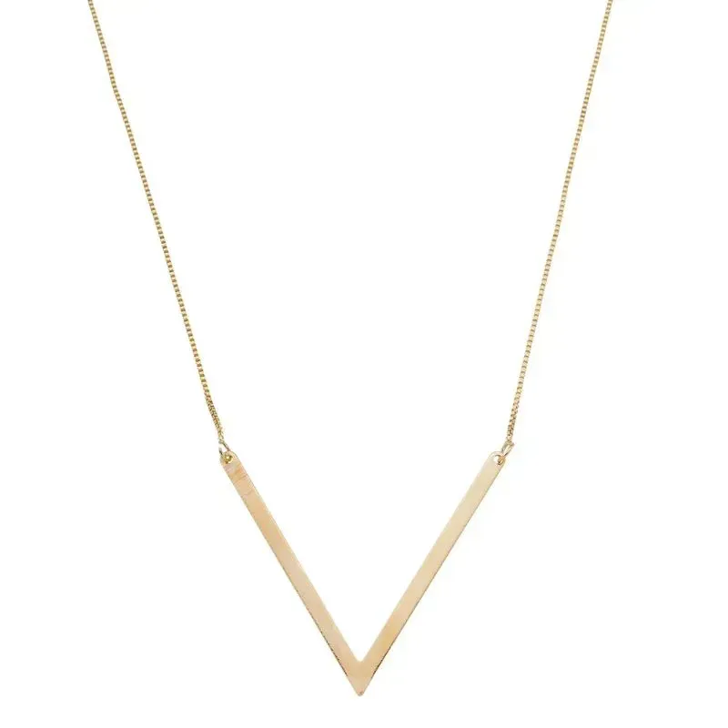 Colar Em V Liso Essencial 296762CM