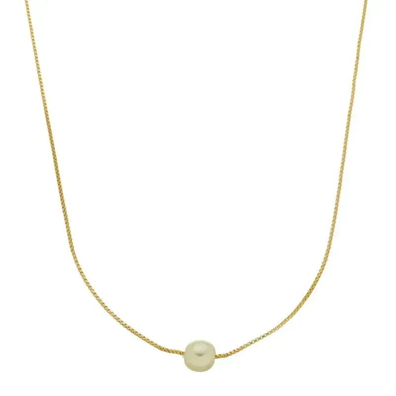 Colar Perola Elisabete Essencial 303040CM