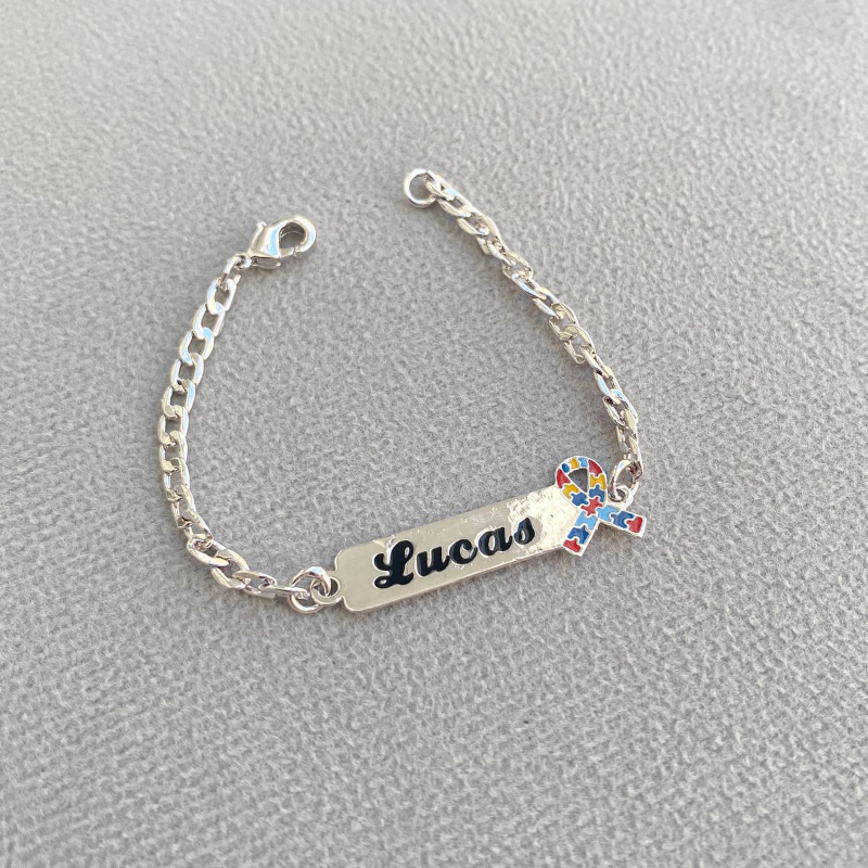 PULSEIRA INFANTIL AUTISMO - PERSONALIZADO