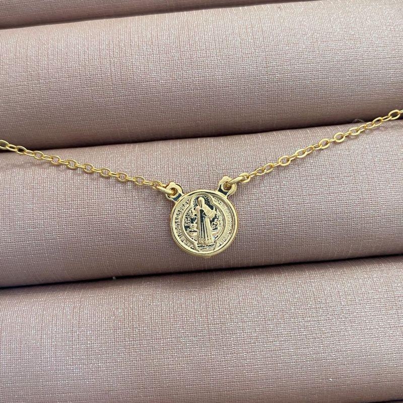Pulseira São Bento Essencial Banhado Em Ródio