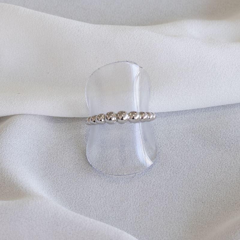 Anel Com Bolinhas Essencial Banhado Em Ouro 18k