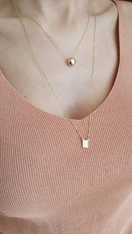 Colar Escapulário Réplica De Joia Essencial 60CM Banhado Em Ouro