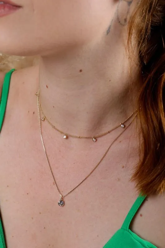 Colar Choker Pontos De Luz Elisa Essencial 302012CM
