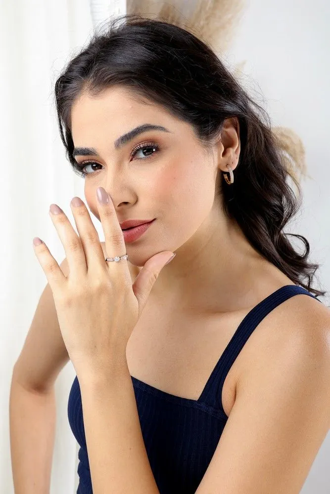 Anel Solitario Nayara Essencial