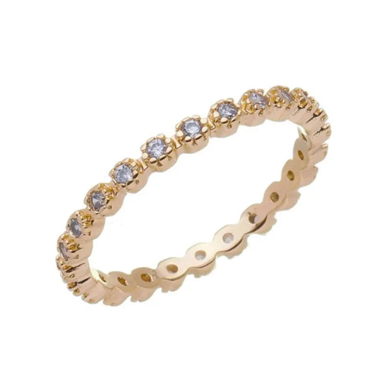 Anel Florzinhas Com Zirconia Essencial