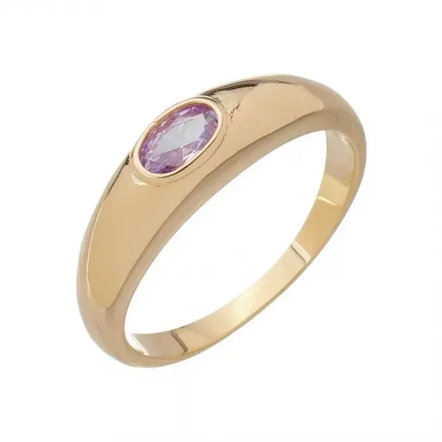 Anel Ponto De Luz Essencial Banhado Em Ouro 18k