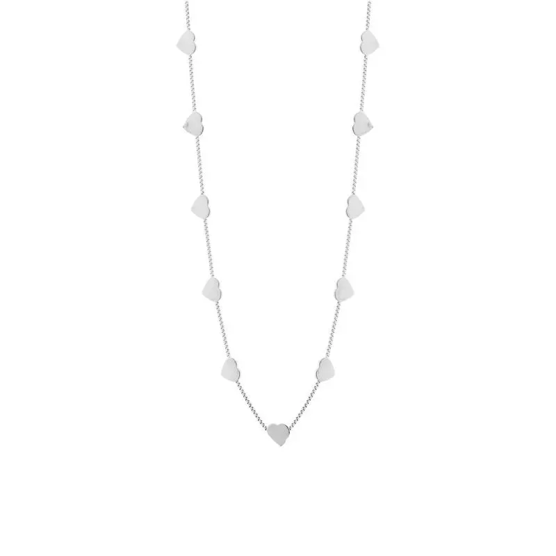 Colar Choker Com Varios Corações Essencial 271745CM