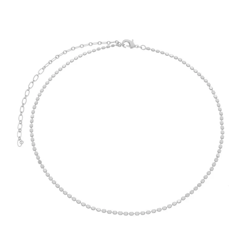 Colar Choker Elos Redondos Médio Essencial 256841CM