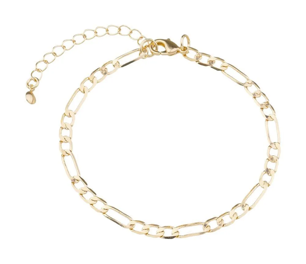 Pulseira 3X1 Essencial Banhado Em Ouro
