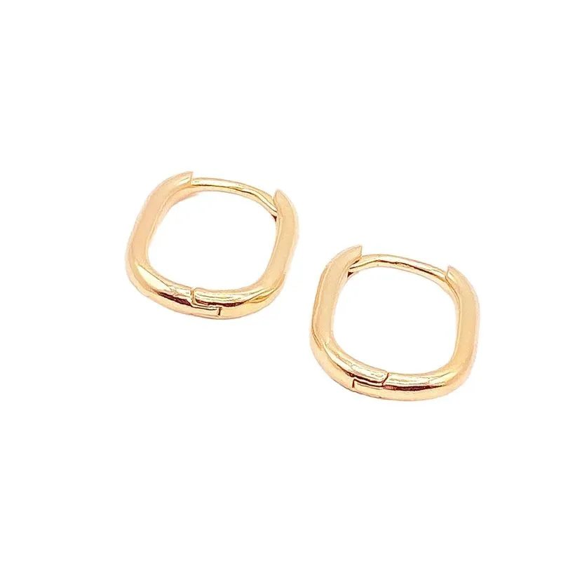 Brinco Argola Nina Grande Banho Ouro 18k Semijoia