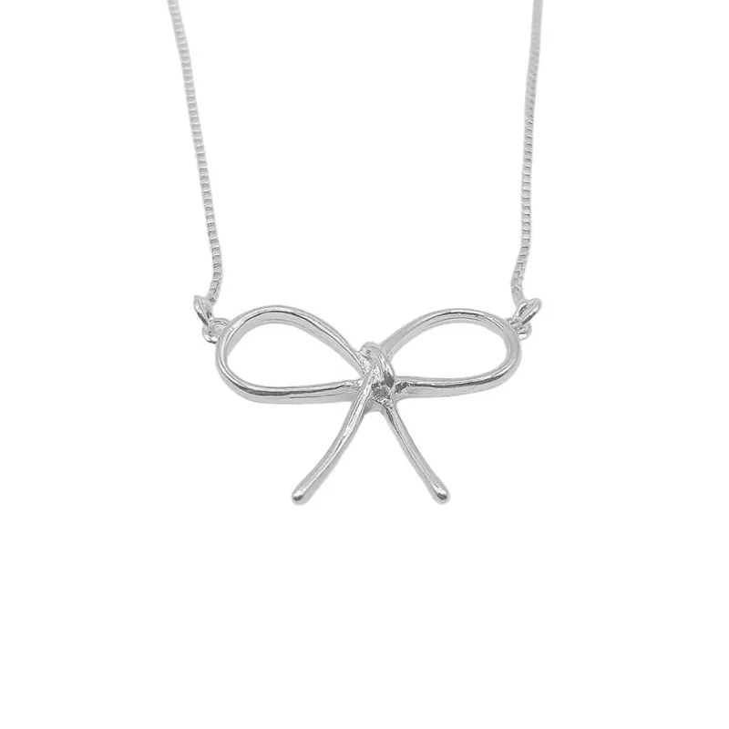 Colar Laço Nina 45+ Essencial 45CM Banhado Em Ouro
