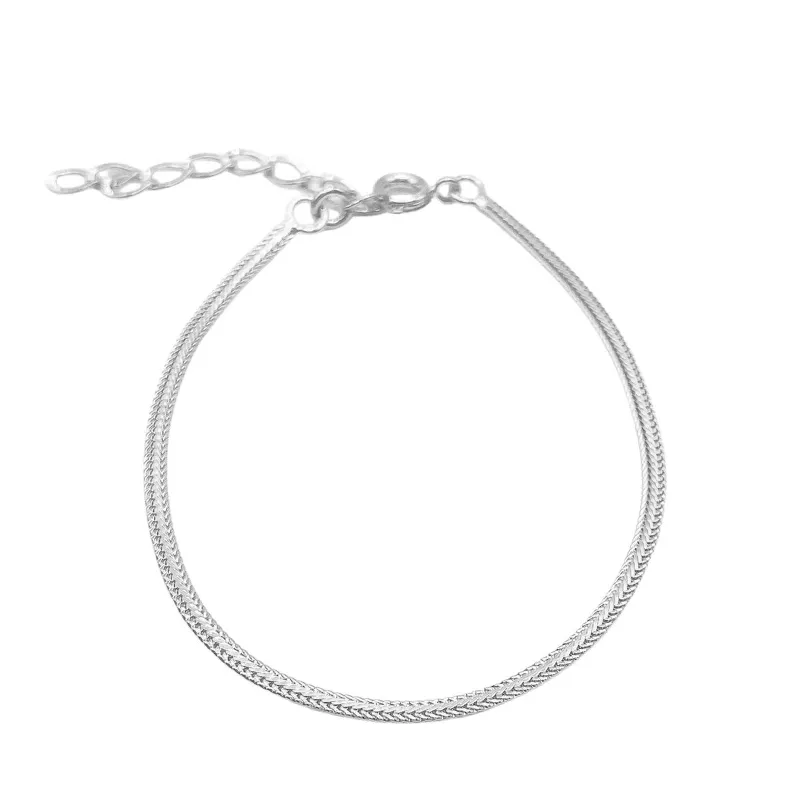 Pulseira Fina Nina Essencial Banhado Em Ouro
