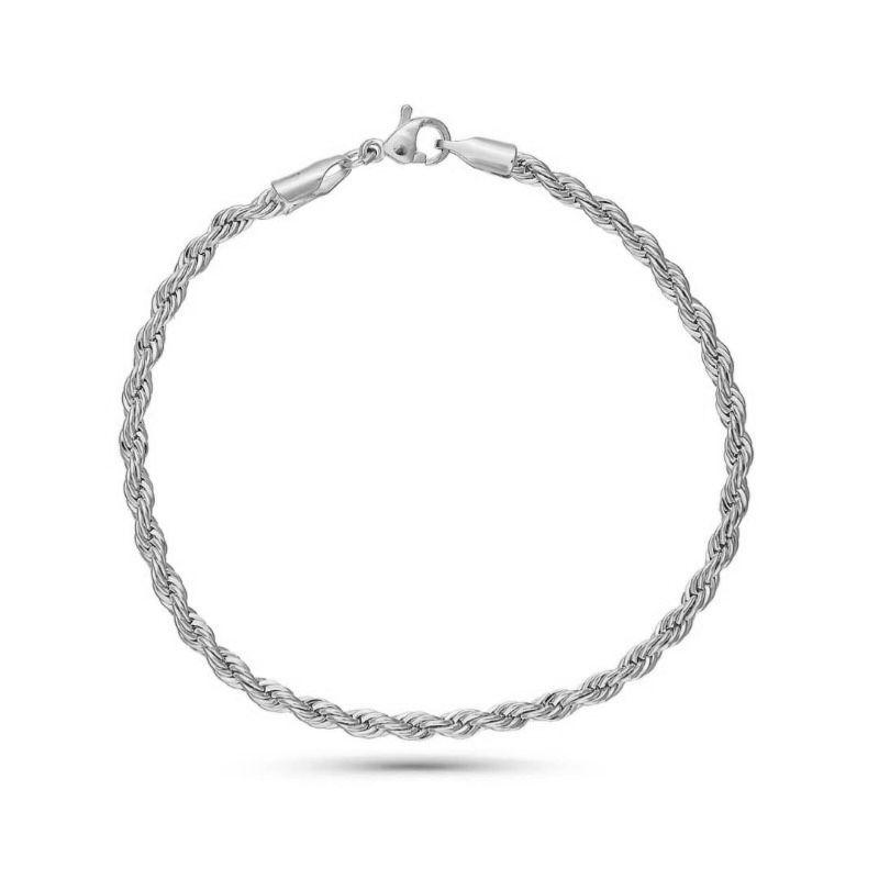 Pulseira Cordão Baiano Delicada Francisca Banhado Em Ouro