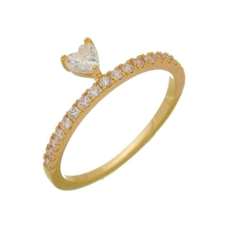 Anel Essencial Banhado Em Ouro 18k