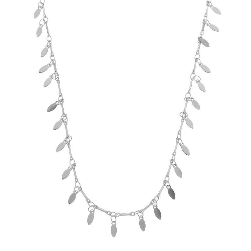 Colar Choker Gotas Eliane Essencial 40CM Banhado Em Ródio
