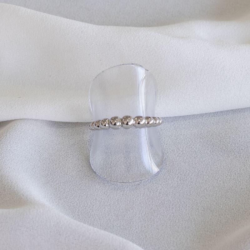 Anel Com Bolinhas Essencial Banhado Em Ouro 18k