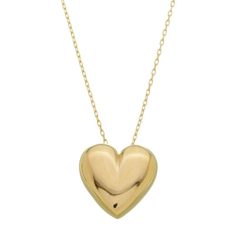Colar Coração Anita Essencial 45CM Banhado Em Ouro
