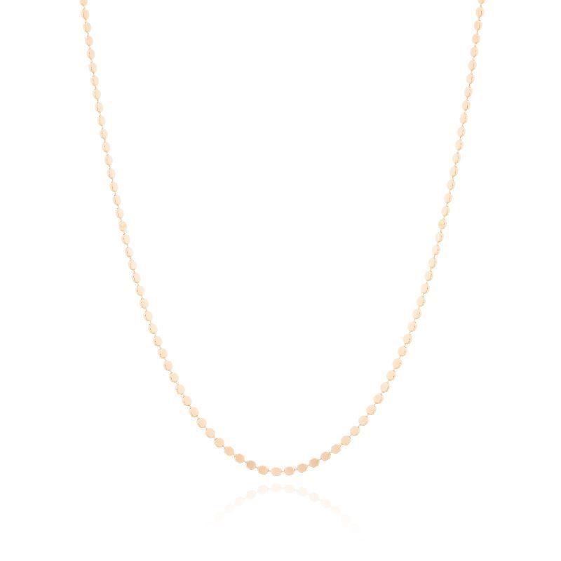 Colar Longo Elos Redondos Essencial 70CM Banhado Em Ouro