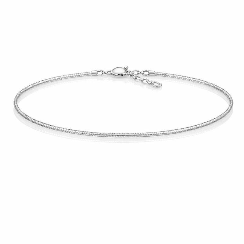 Pulseira Malha Diamantada Veneza Banhado Em Ródio